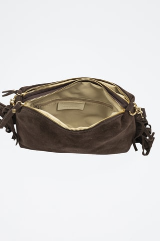 Sac porté épaule en nubuck Benedetti - Marron