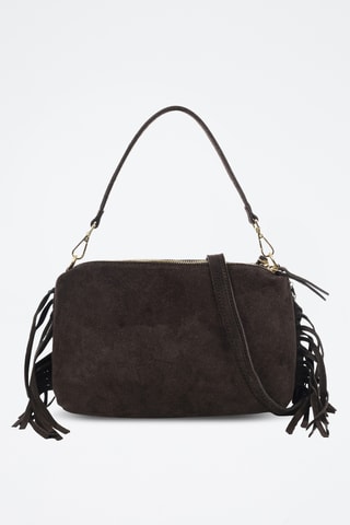 Sac porté épaule en nubuck Benedetti - Marron