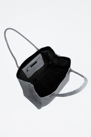 Cabas en cuir Annagrazia - Gris