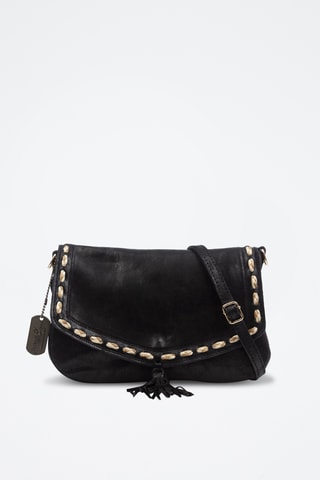 Sac bandoulière en cuir Belmonte - Noir