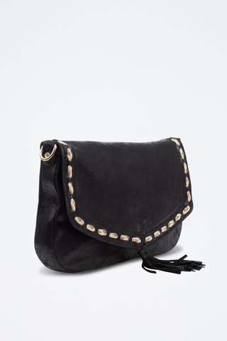 Sac bandoulière en cuir Belmonte - Noir