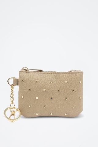 Porte-monnaie en cuir Bellosguardo - Taupe