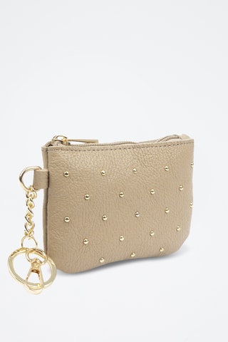 Porte-monnaie en cuir Bellosguardo - Taupe