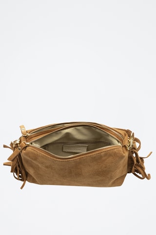 Sac porté épaule en nubuck Benedetti - Marron