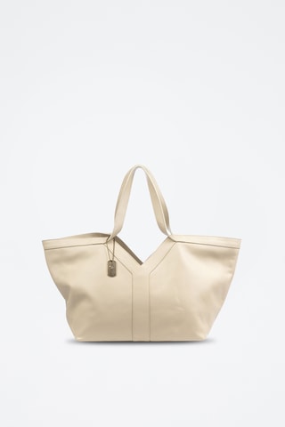 Cabas en cuir Berlingo - Beige