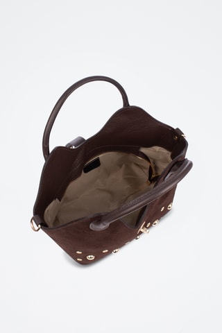 Sac à main en nubuck Barzana - Marron