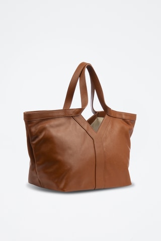 Cabas en cuir Berlingo - Marron