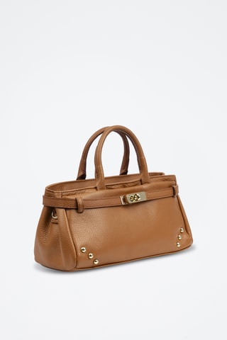 Sac à main en cuir Barumini - Marron
