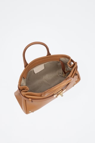Sac à main en cuir Barumini - Marron