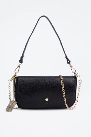 Sac porté épaule en cuir Bellizzi - Noir