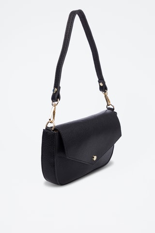 Sac porté épaule en cuir Bellizzi - Noir