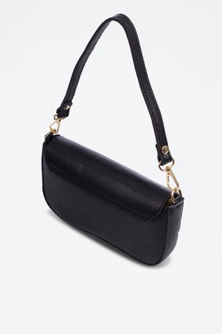 Sac porté épaule en cuir Bellizzi - Noir