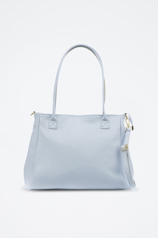 Sac porté épaule en cuir Bellini - Bleu clair
