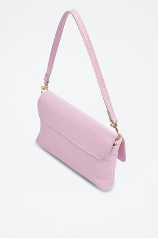 Sac porté épaule en cuir Belfiore - Rose
