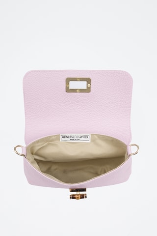 Sac porté épaule en cuir Belfiore - Rose