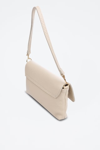 Sac porté épaule en cuir Belfiore - Beige