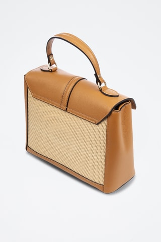 Sac à main en cuir Basciano - Marron