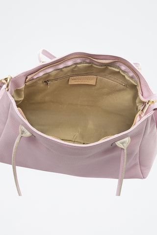 Sac porté épaule en cuir Bellini - Rose