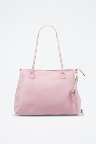 Sac porté épaule en cuir Bellini - Rose
