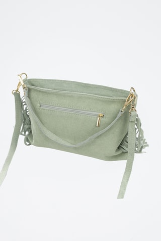Sac porté épaule en nubuck Bellegra - Vert