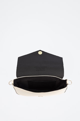 Sac porté épaule en cuir Bellizzi - Beige