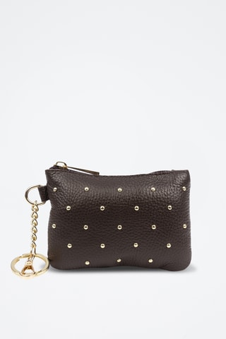 Porte-monnaie en cuir Bellosguardo - Marron