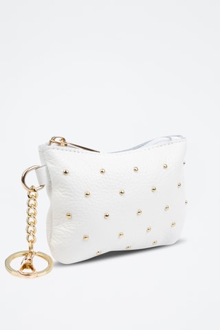 Porte-monnaie en cuir Bellosguardo - Blanc