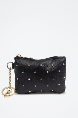 Porte-monnaie en cuir Bellosguardo - Noir