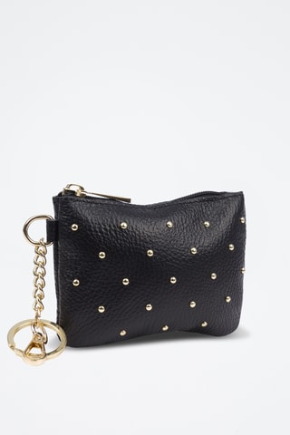 Porte-monnaie en cuir Bellosguardo - Noir