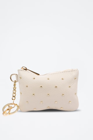 Porte-monnaie en cuir Bellosguardo - Beige