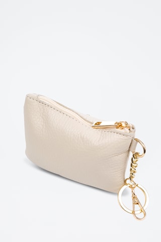 Porte-monnaie en cuir Bellosguardo - Beige
