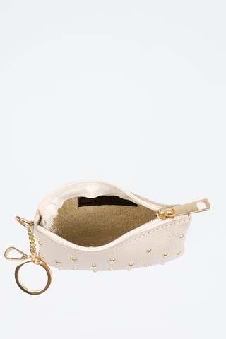 Porte-monnaie en cuir Bellosguardo - Beige