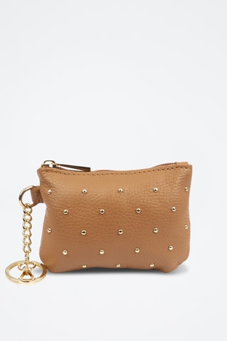 Porte-monnaie en cuir Bellosguardo - Marron