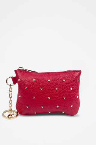 Porte-monnaie en cuir Bellosguardo - Rouge