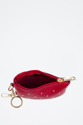 Porte-monnaie en cuir Bellosguardo - Rouge