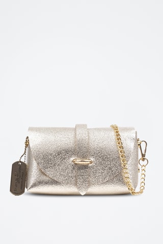 Sac bandoulière en cuir Aurora - Doré
