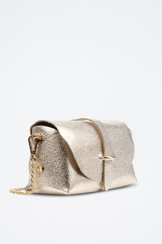 Sac bandoulière en cuir Aurora - Doré