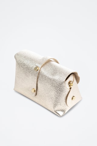 Sac bandoulière en cuir Aurora - Doré