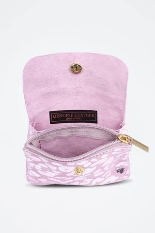 Porte-monnaie en cuir Alpignano - Rose