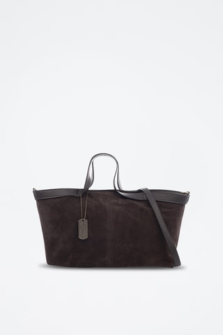Cabas en cuir Bassignana - Marron