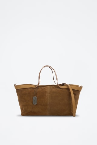Cabas en cuir Bassignana - Marron