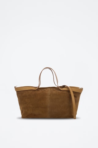 Cabas en cuir Bassignana - Marron