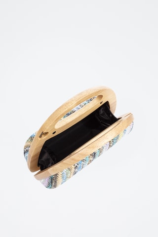 Sac à main en bois Bella - Multicolore