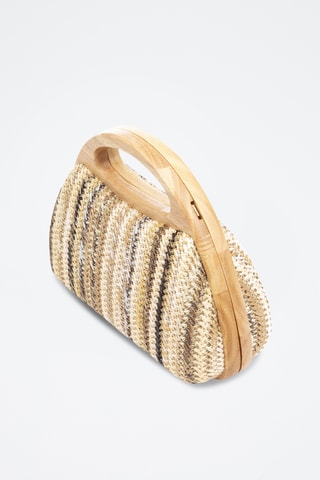 Sac à main en bois Bella - Multicolore