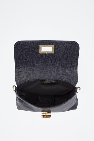 Sac porté épaule en cuir Belfiore - Noir