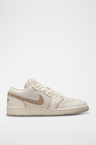 Air Jordan 1 Low en cuir - Blanc
