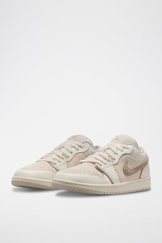 Air Jordan 1 Low en cuir - Blanc