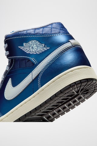 Air Jordan 1 Mid SE en cuir - Bleu marine