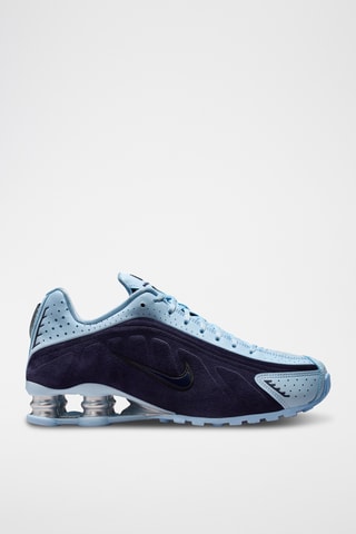 Shox R4 en cuir - Bleu