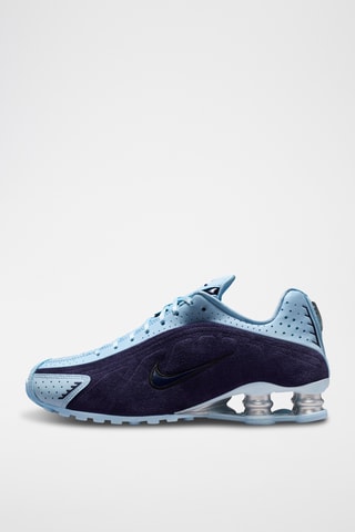 Shox R4 en cuir - Bleu